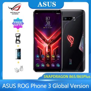 Global Version ASUS ROG Phone 3 Snapdragon 865 Plus ROG 3 Gaming Phone 8/12GB RAM 128/256GB ROM NFC 5G Smartphone 144Hz 6000mAh