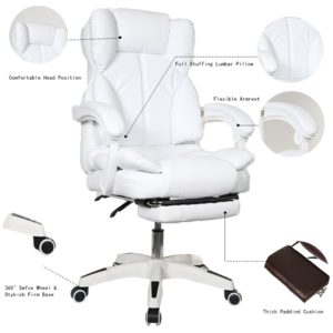 High Quality Office Boss Chair Ergonomic Computer Gaming Chair Internet Cafe Seat Household Reclining Chair