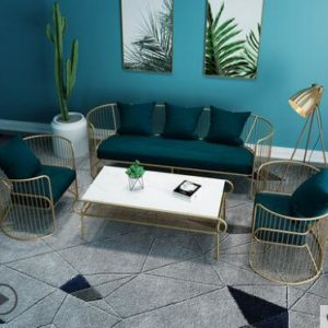 Tieyi sofa light luxury ins style web celebrity clothing shop studio small Nordic minimalist modern 123 sofa chair