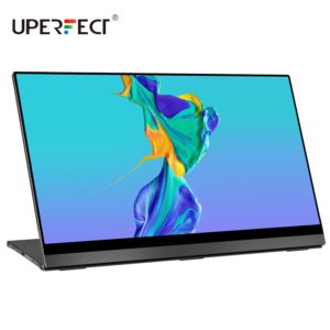 UPERFECT 4K Portable Monitor Touchscreen Gravity Sensor Automatic Rotate 15.6” Slimmest 10-Point Touch UHD 3840×2160 Display