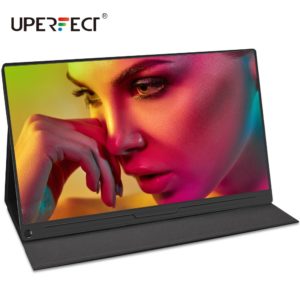 UPERFECT 4K Portable Monitor for Laptop PC 15.6 IPS 3840×2160 UHD External Screen Mobile LCD Display USB C Xbox PS4 Switch HDMI