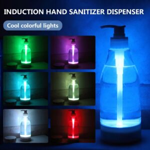 Luminescent Liquid Soap Bottle LED Soap Dispenser Induction Hand Sanitizer Bottle With Night Light Bathroom Supply