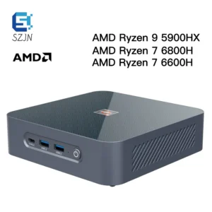 MINI PC S600 AMD Ryzen 9 5900HX 7 6800H Windows 11 NVMe SSD Gaming 2.5G LAN WIFI6 BT5.2 Desktop Mini PC Gamer Computer